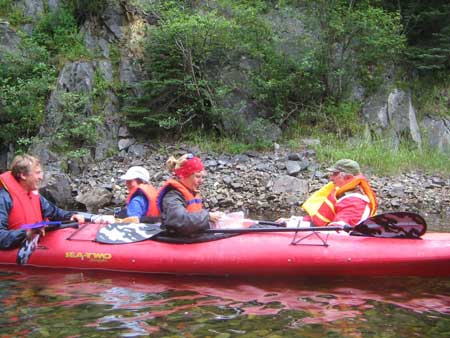 kayakers lunch