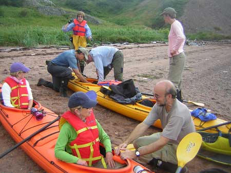 Newfoundland kayakers